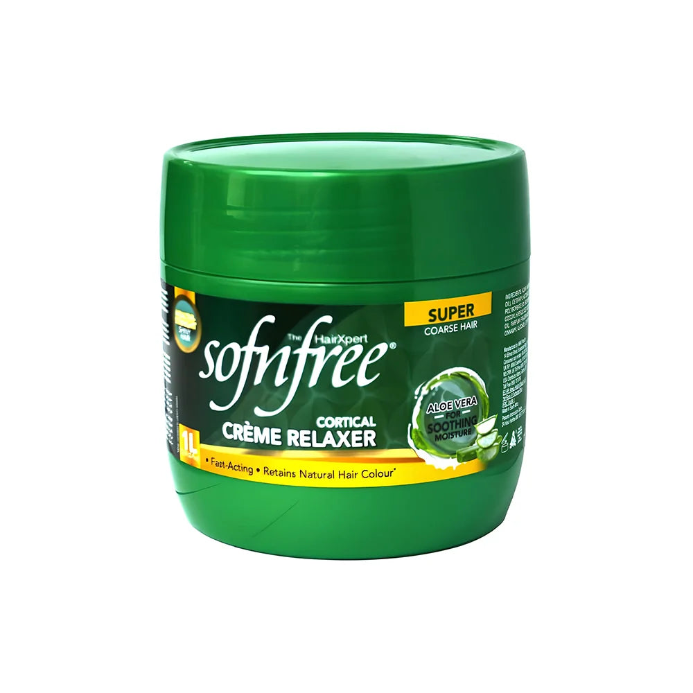 Sofn'Free Cortical Crème Relaxer - Super Strength for Coarse & Afro-Textured Hair