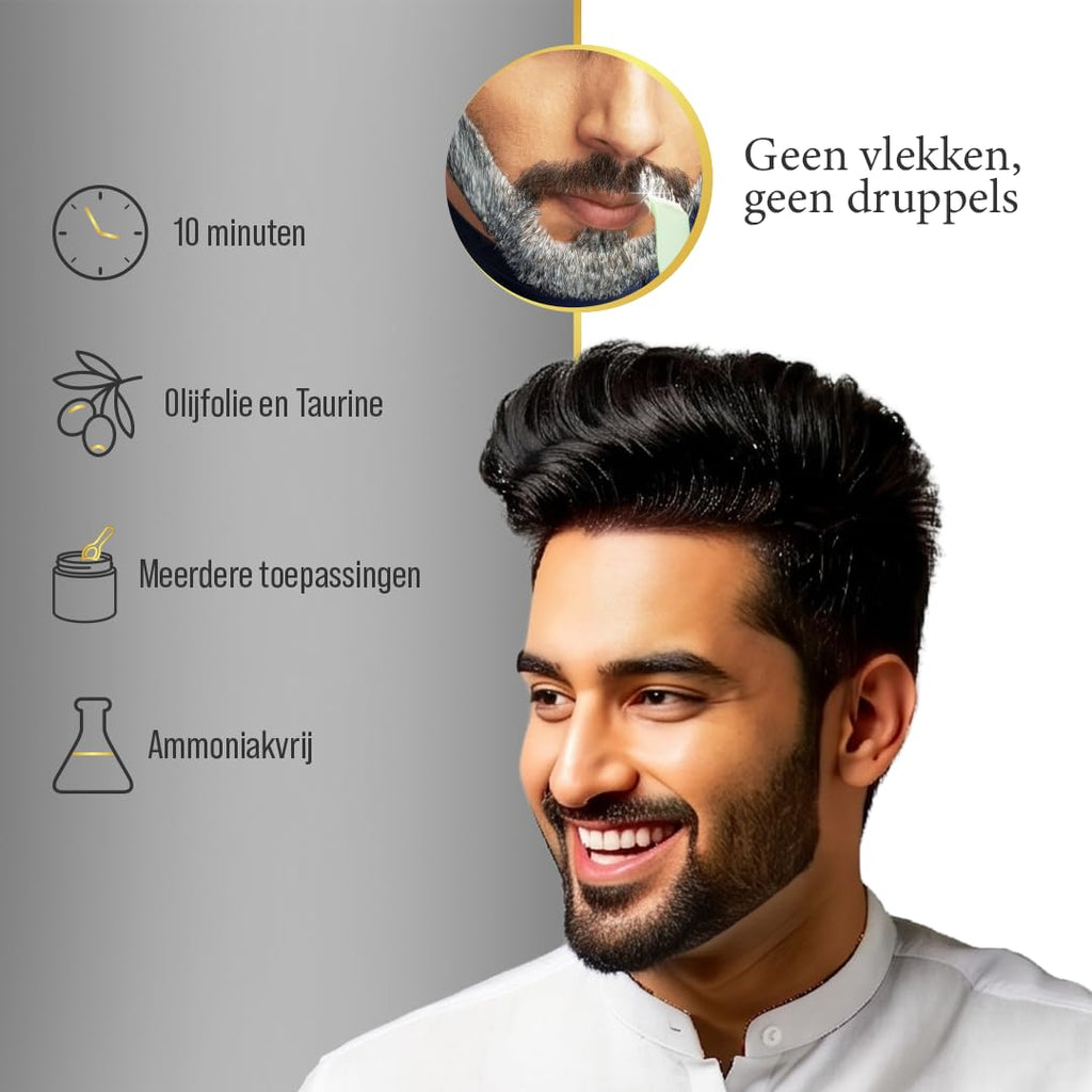 Bigen Men'S Beard Color, 40G - Brownish Black B102 (Pack Of 1)