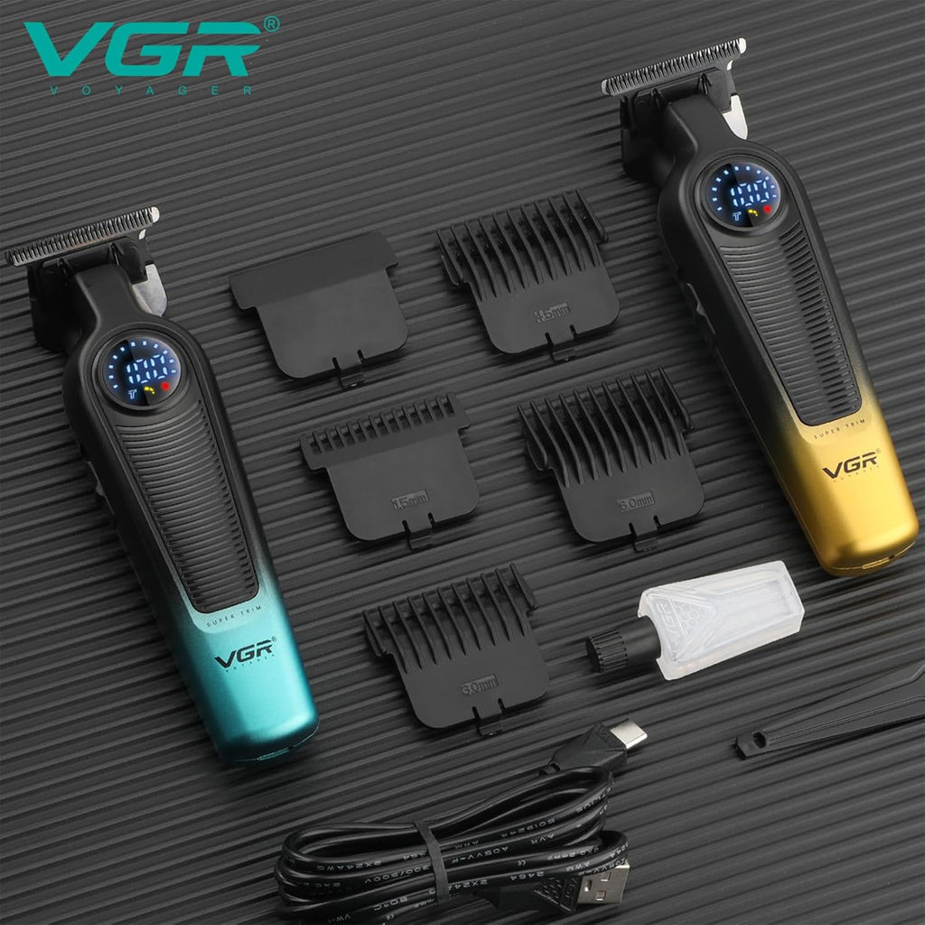VGR 996 Cordless Hair Trimmer for Men with T-Blade