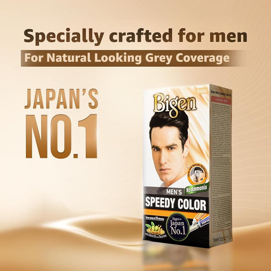 Bigen Men's Speedy Color, Dark Brown 103