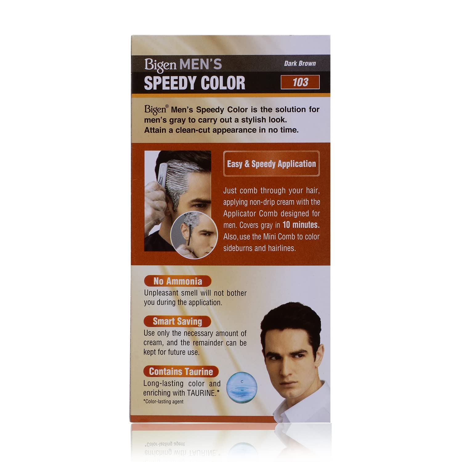 Bigen Men's Speedy Color, Dark Brown 103