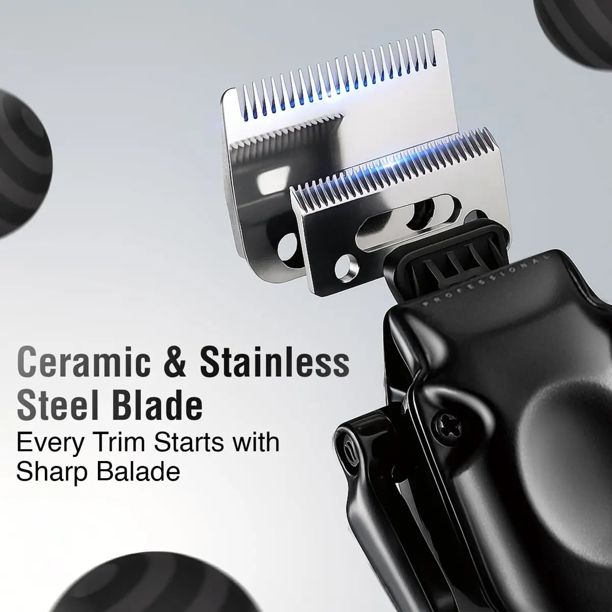 VGR V-656 Professional Hair Clipper for Men – Ceramic & Stainless Steel Blades