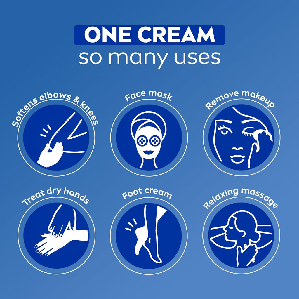 NIVEA Creme Body, Face and Hand Moisturizing Cream, 150ml