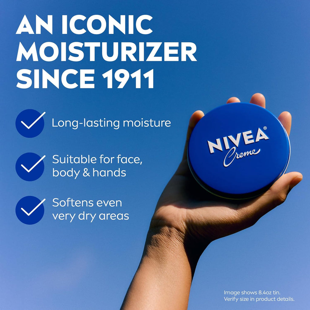 NIVEA Creme Body, Face and Hand Moisturizing Cream, 150ml