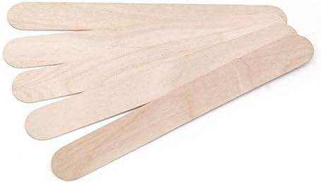 Wooden Waxing Wax Sticks, 50Pcs