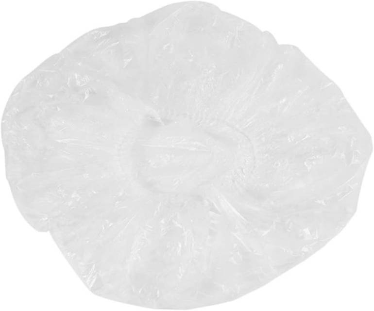 Bath Head Cap Set Disposable 100 Piece Clear